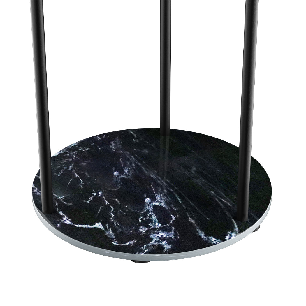 Levede Coat Rack Clothes Stand 8 Hook Organizer Black-1954803015181537285
