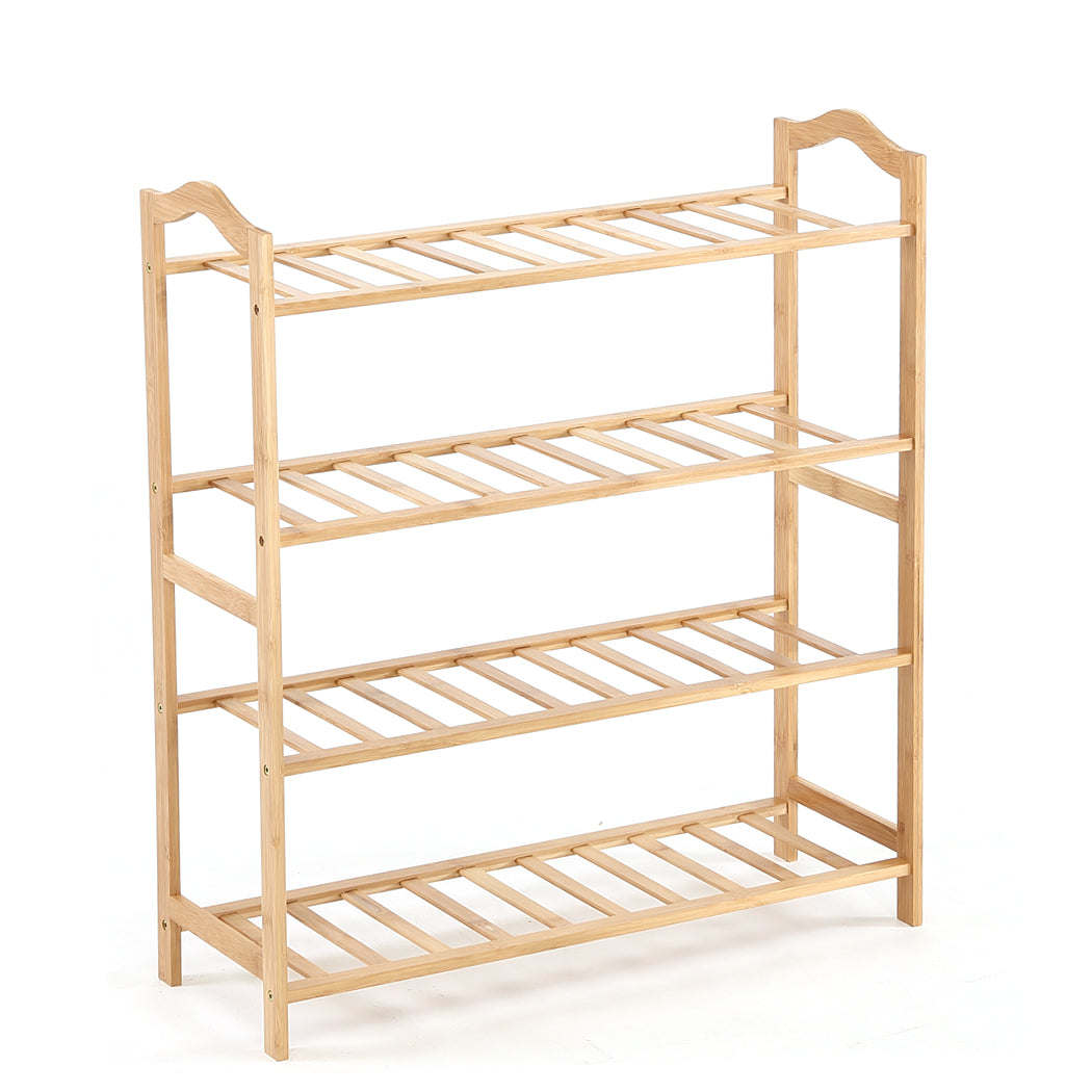Levede Bamboo Shoe Rack Storage Wooden-1954802687853858816