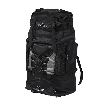 Military Backpack Tactical Hiking Camping Black-1954802640361754624