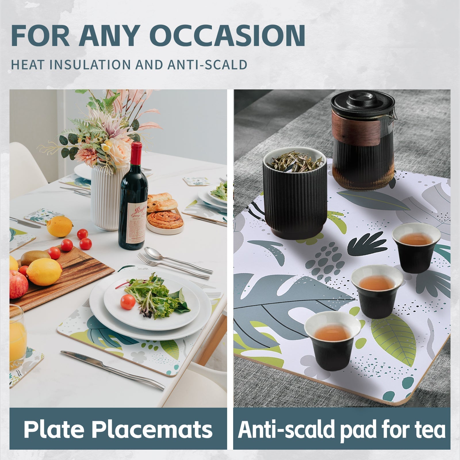 4 Pcs Clevinger Md Placemats Monstera - 11
