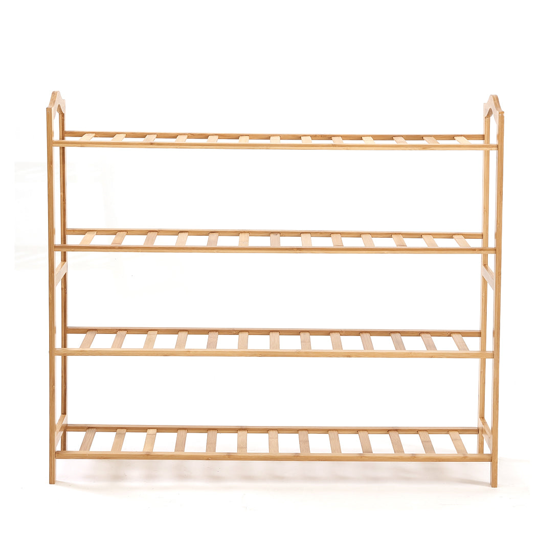 Levede Bamboo Shoe Rack Storage Wooden-1954802687853858817