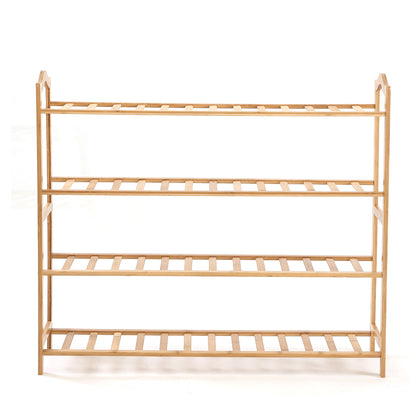 Levede Bamboo Shoe Rack Storage Wooden-1954802687853858817