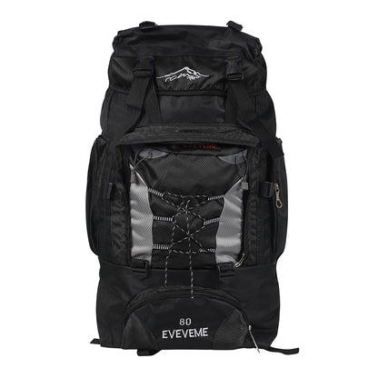 Military Backpack Tactical Hiking Camping Black-1954802640361754625