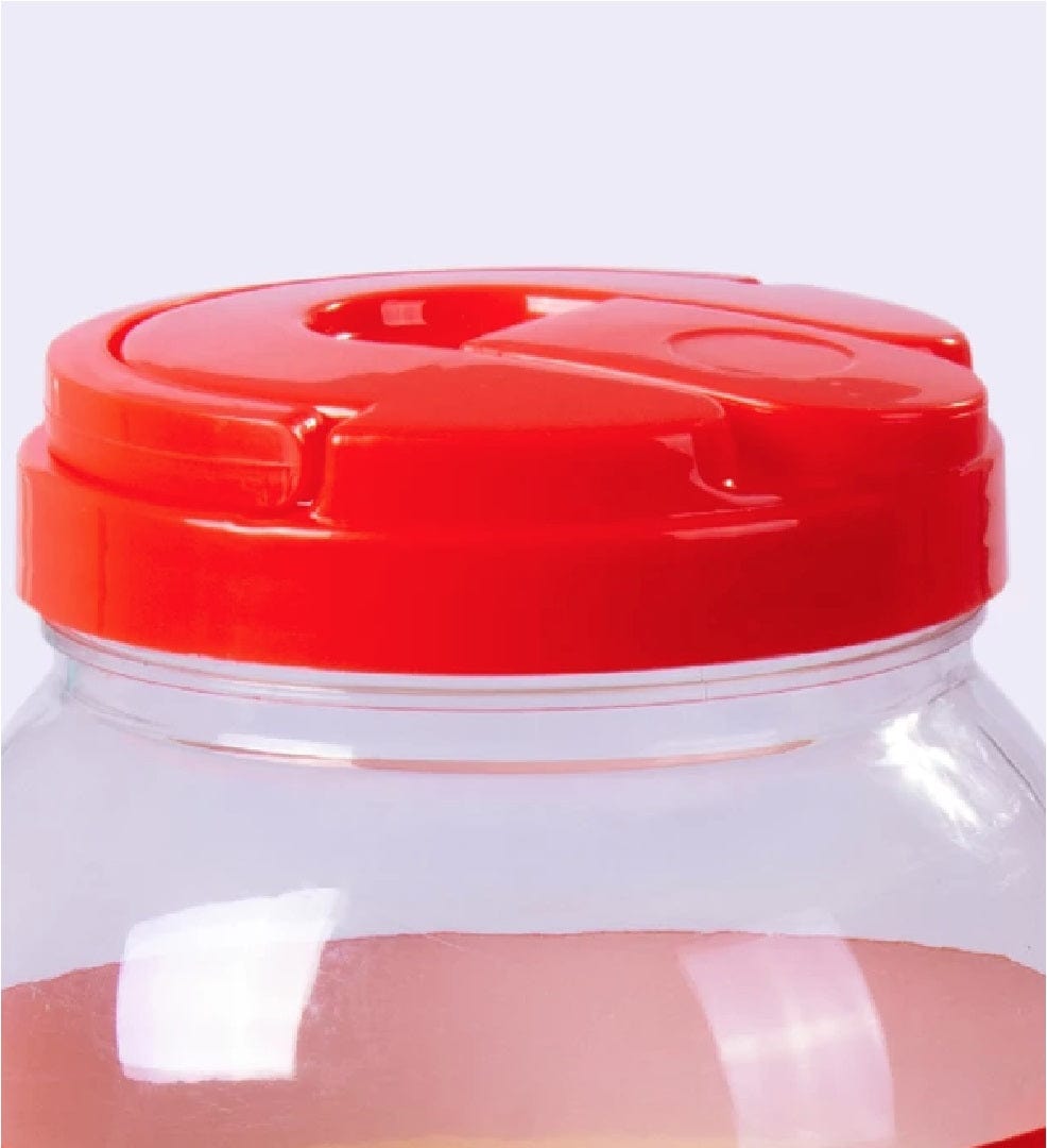 5 Pcs 38L Leakproof Beverage Dispenser With 4 Cups Rainbow - 03