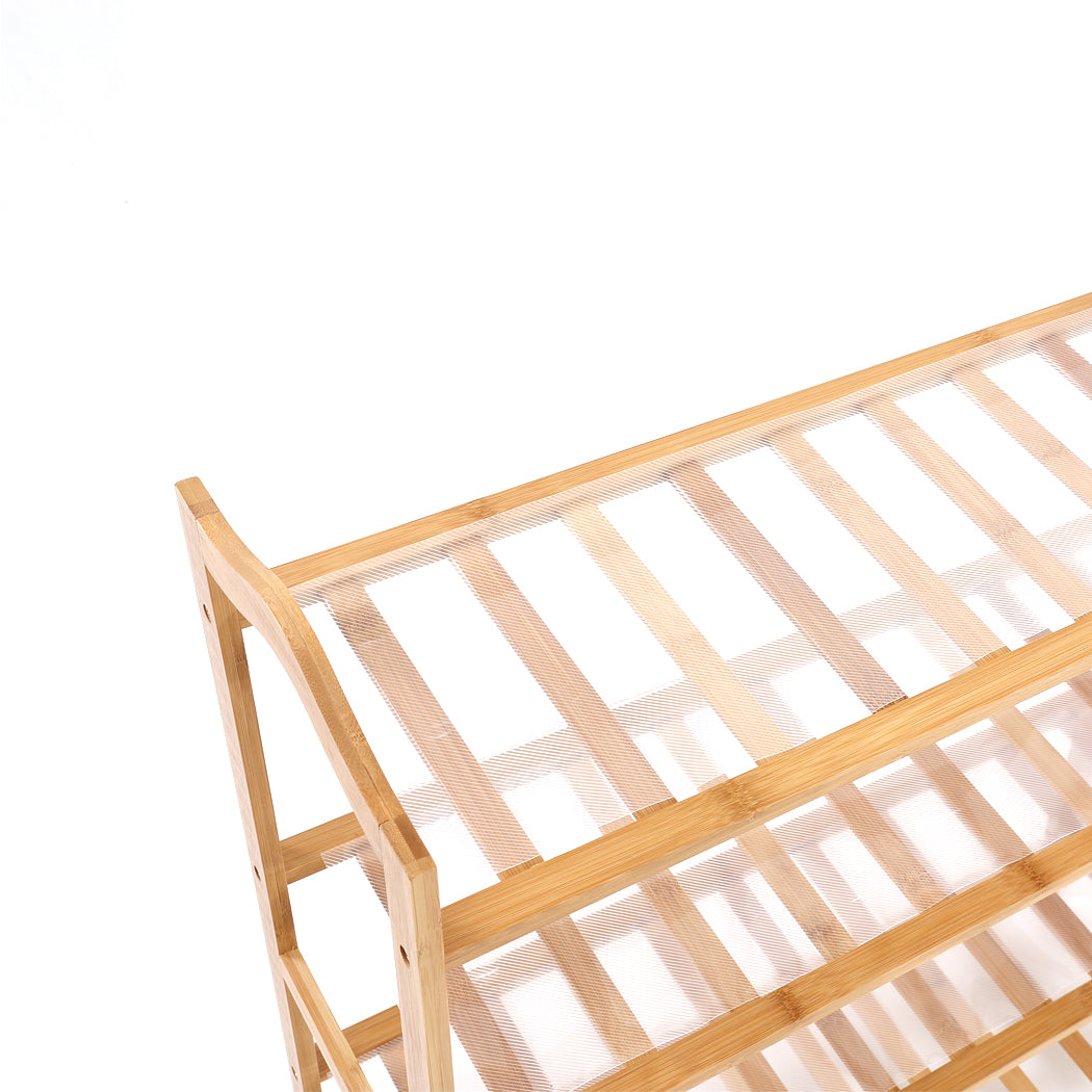 Levede Bamboo Shoe Rack Storage Wooden-1954802688059379715