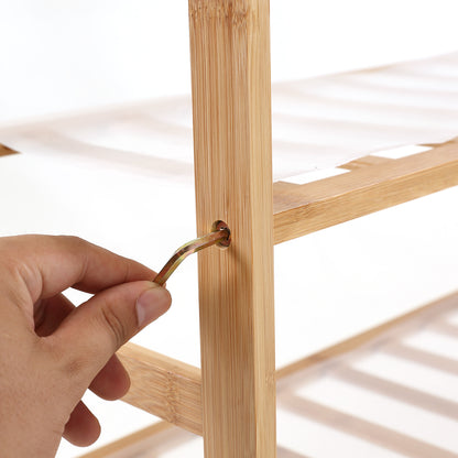 Levede Bamboo Shoe Rack Storage Wooden-1954802687853858820