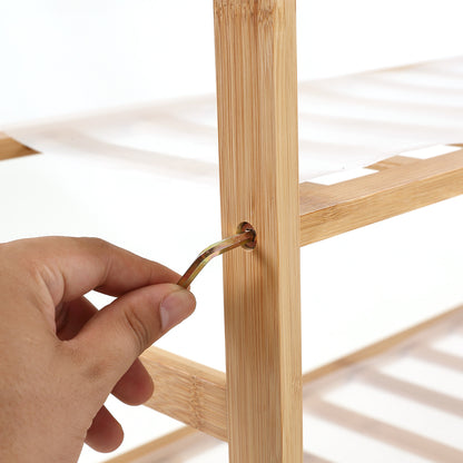 Levede Bamboo Shoe Rack Storage Wooden-1954802688059379716
