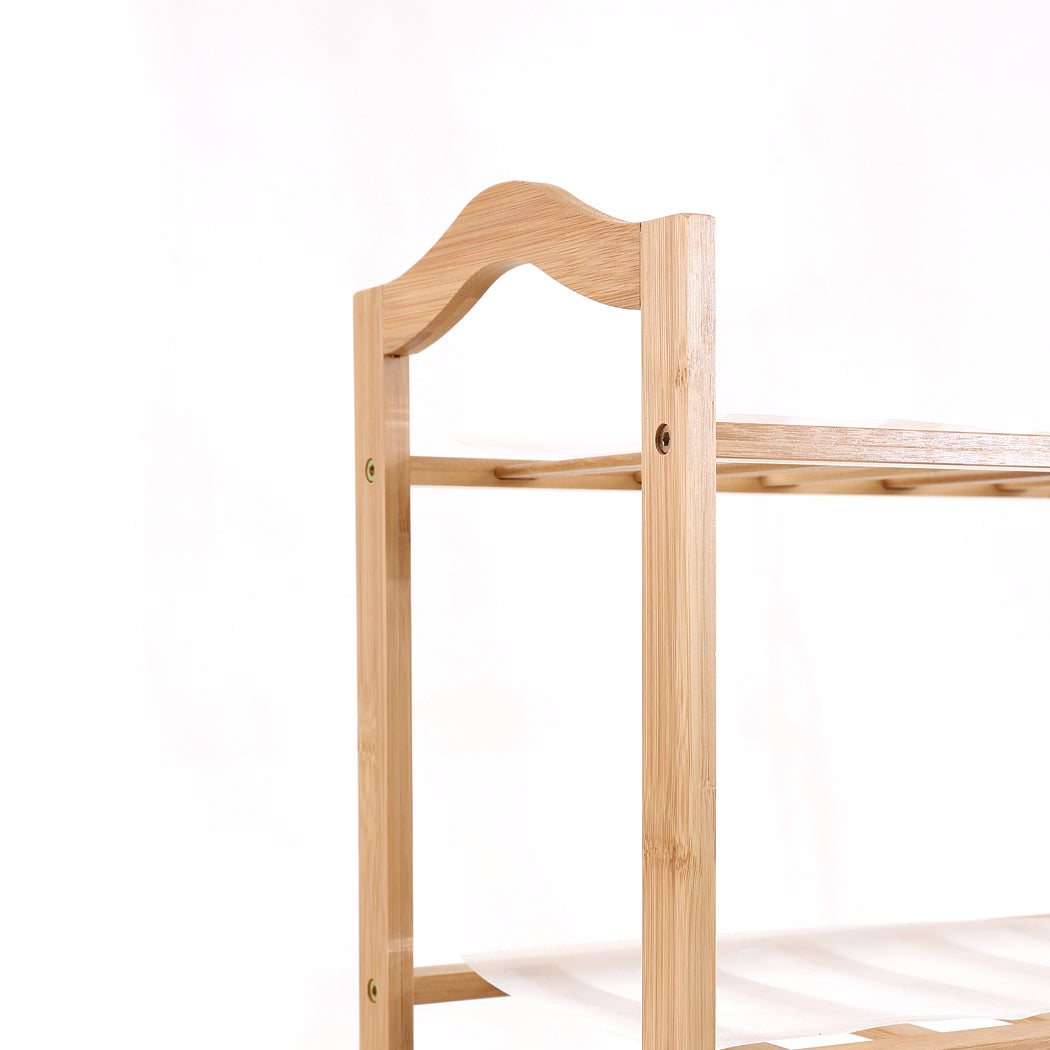 Levede Bamboo Shoe Rack Storage Wooden-1954802687853858821