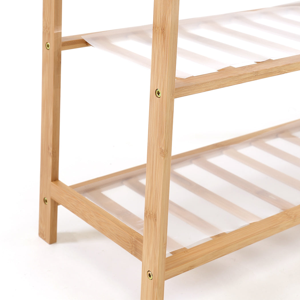 Levede Bamboo Shoe Rack Storage Wooden-1954802687853858822