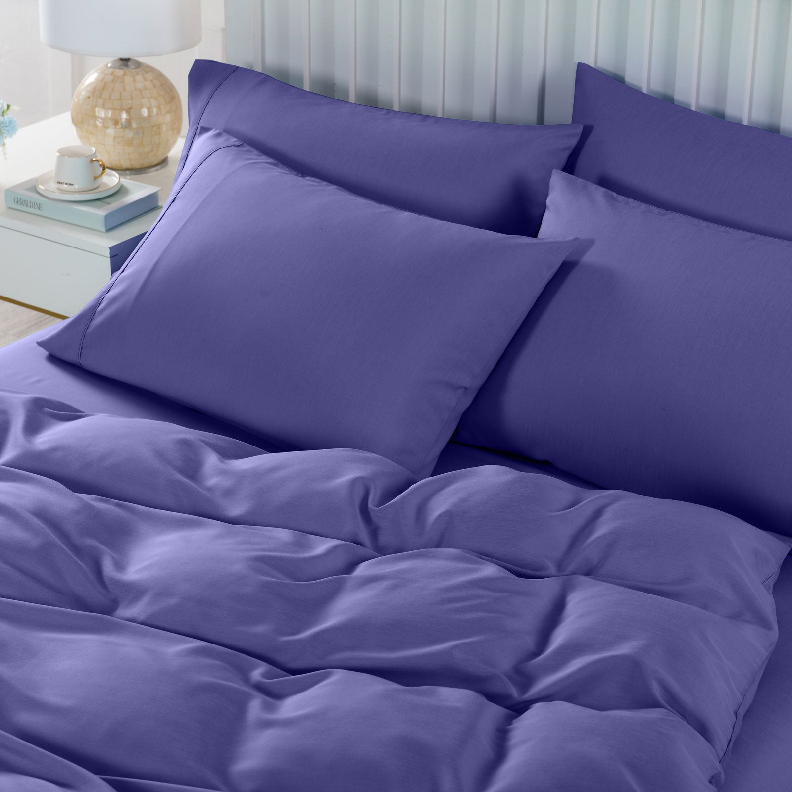 Royal Comfort Bamboo Cooling 2000TC 6-Piece Combo Set -Double-Royal Blue-1951134844801126402