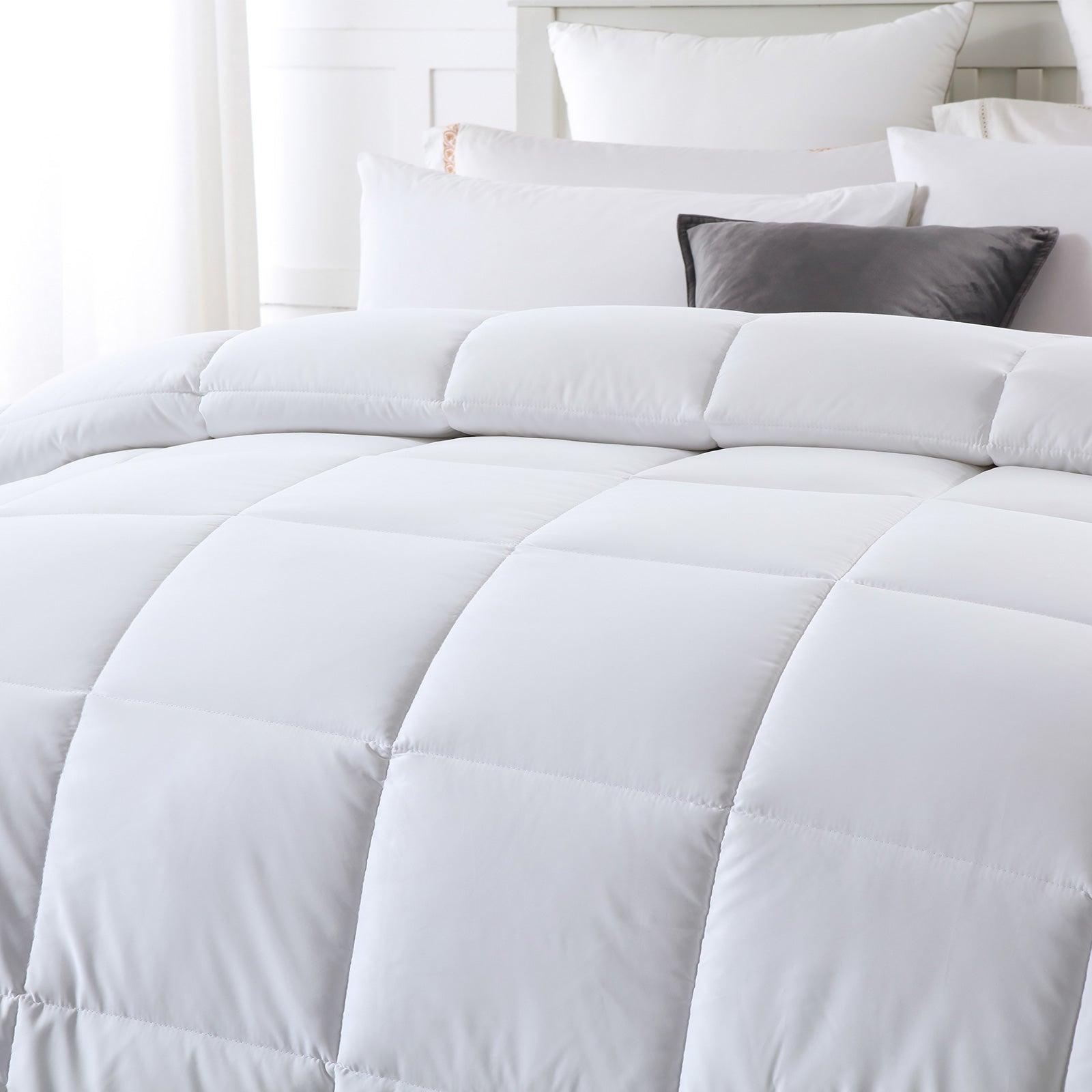 Deluxe 260GSM Eco-Silk Touch Quilt - Single-1951134840170614788