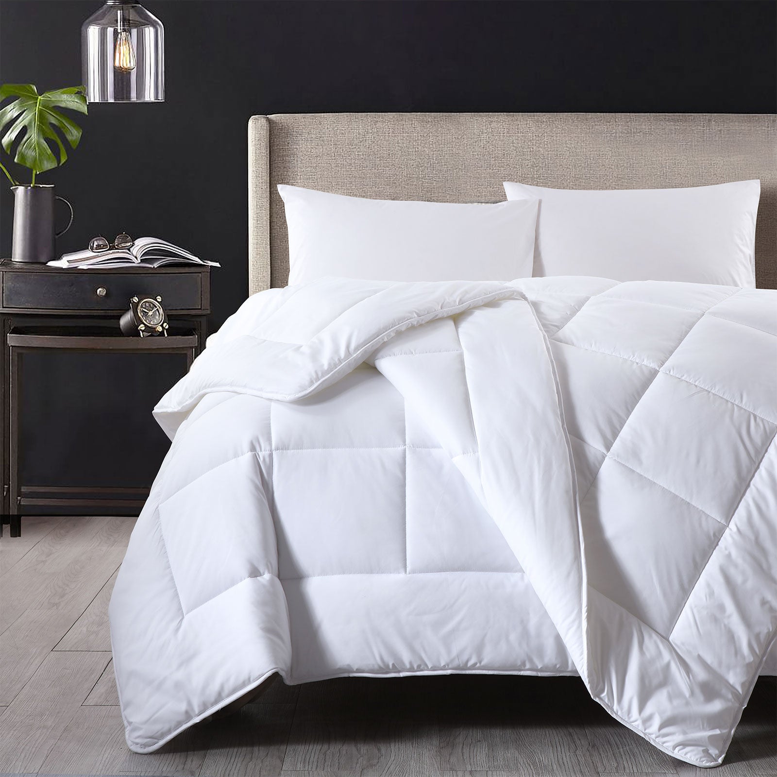 Deluxe 260GSM Eco-Silk Touch Quilt - Single-1951134840170614789