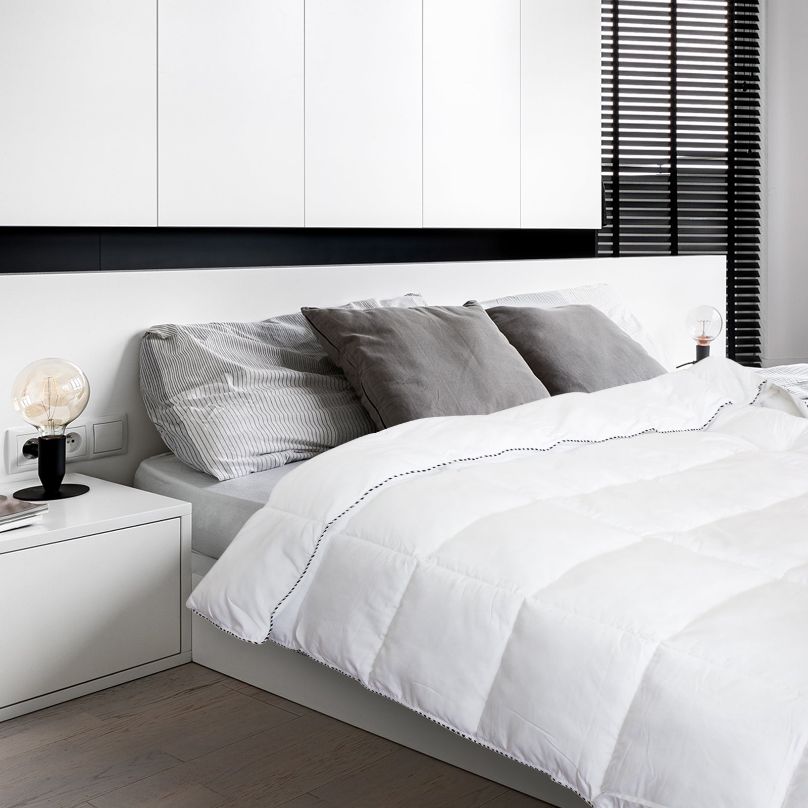 Royal Comfort Luxury Bamboo 250GSM Quilt - Single-1951134842666225667
