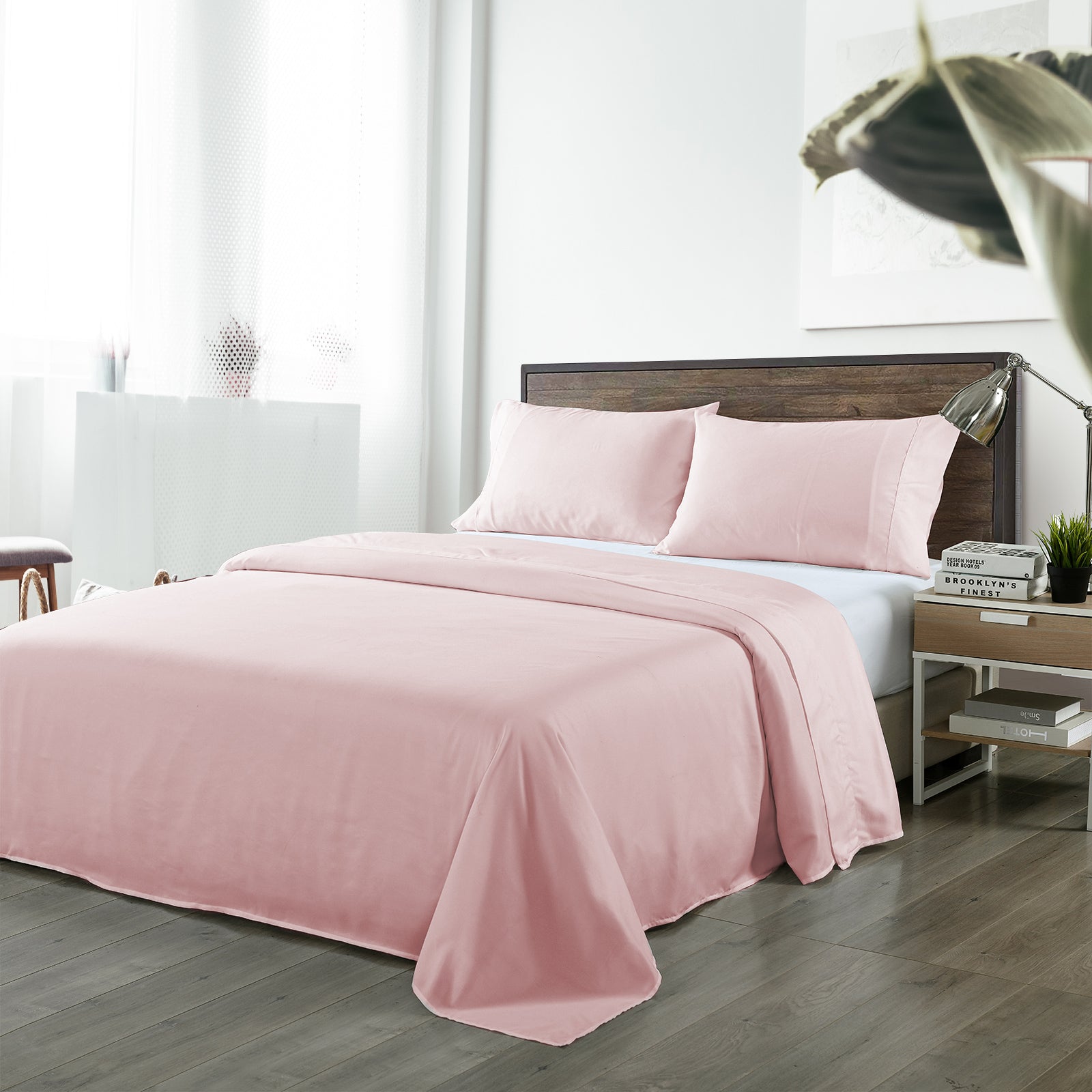 Royal Comfort Blended Bamboo Sheet Set Bubble Bath - Queen-1951134881610338304
