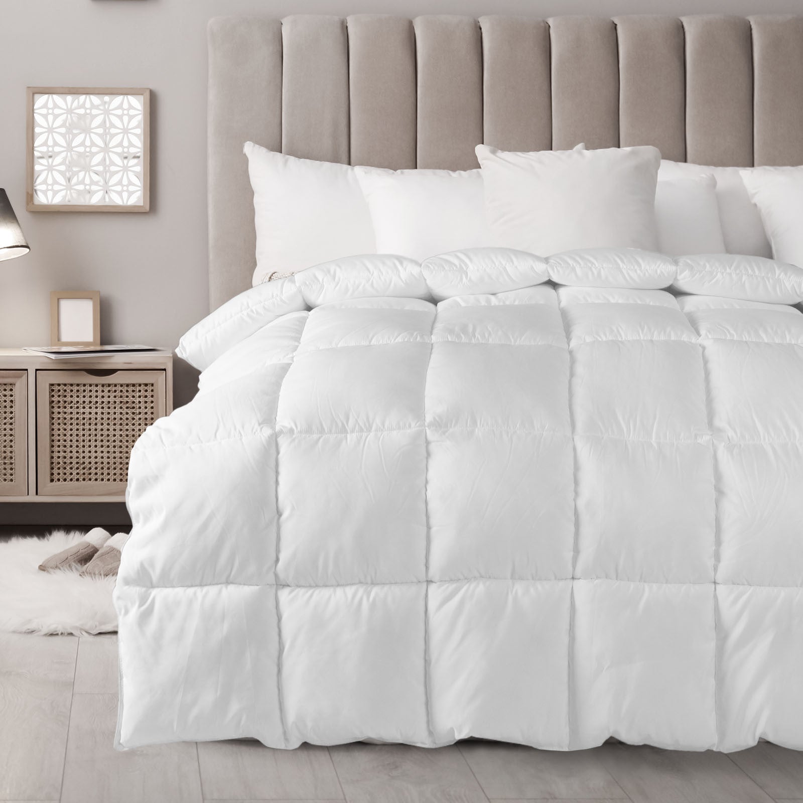Royal Comfort 800GSM Silk Quilt - Queen-1951134843987431425