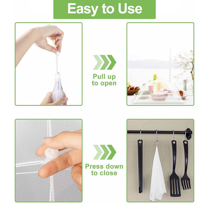 43Cm Square Pop Up Mesh Food Cover - 04