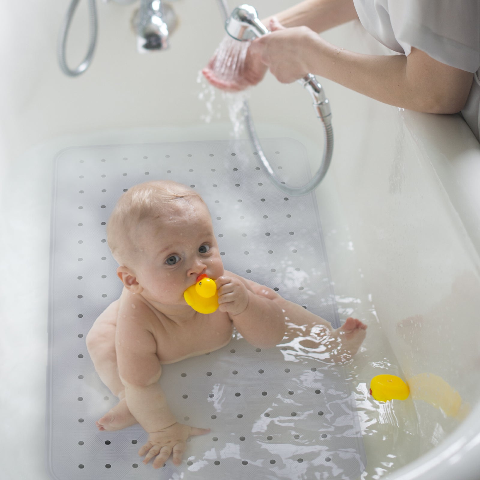2 Pcs 7040 Cm Antislip Grip Shower Mat Quickdry Bath Mat With 100 Suction Cups - 11