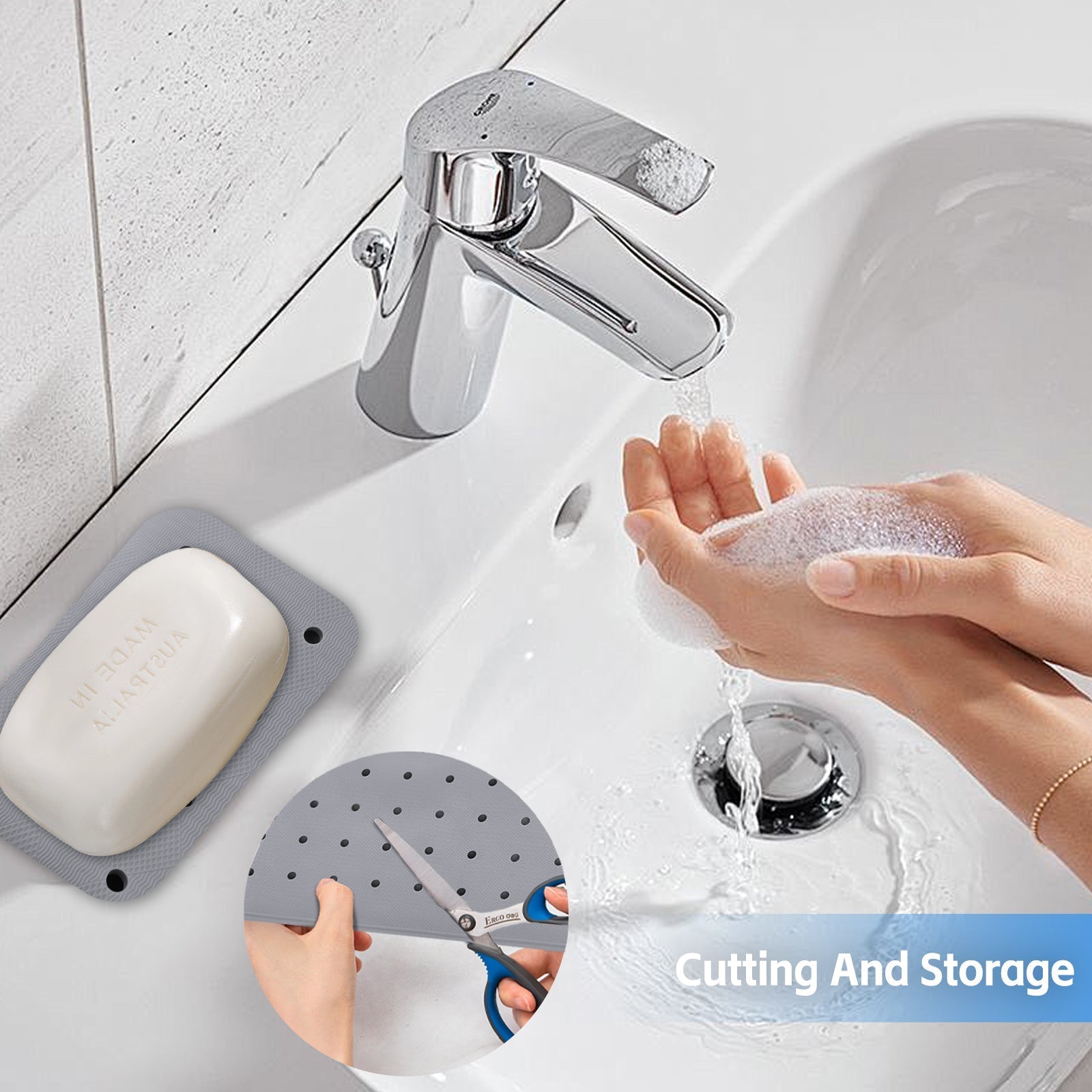 2 Pcs 7040 Cm Antislip Grip Shower Mat Quickdry Bath Mat With 100 Suction Cups - 12