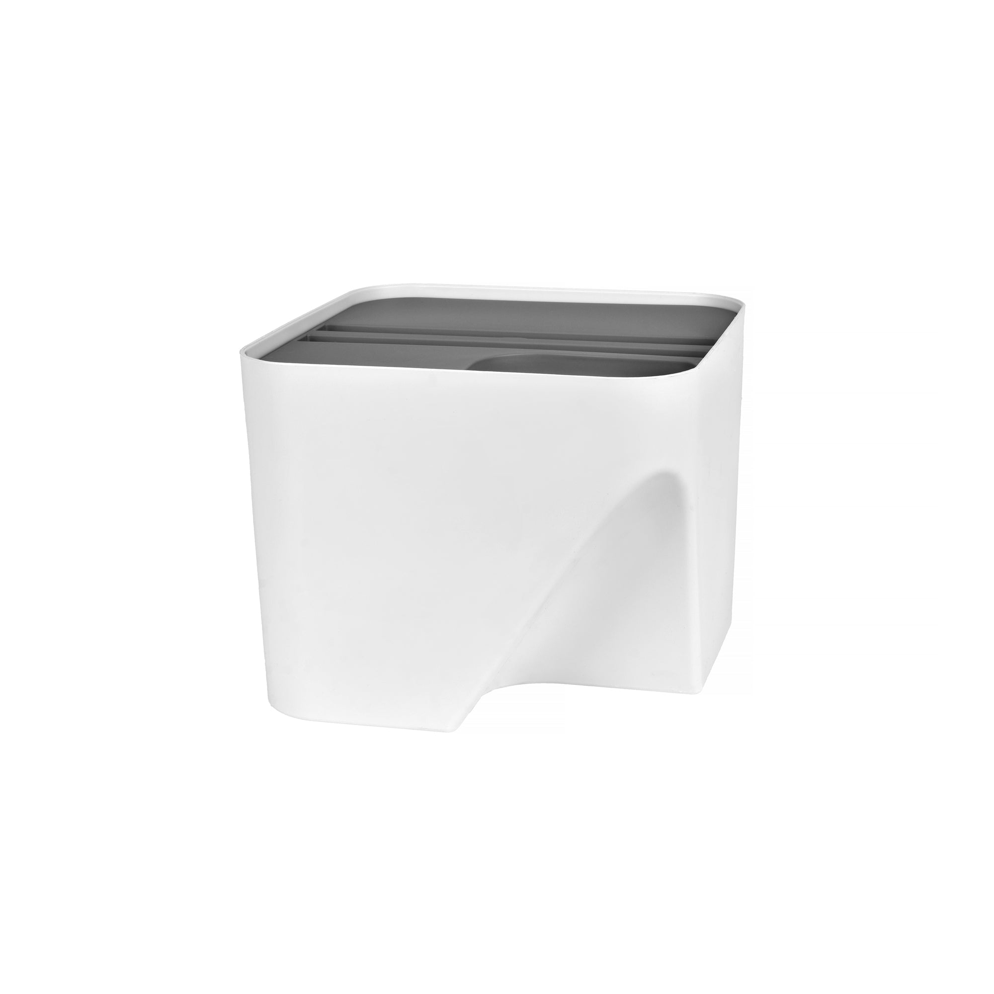 12L Stackable Plastic Kitchen Trash Bin Household Classification Storage Box - 01