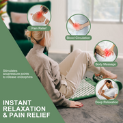 Acupressure Mat And Pillow Set With Bag - 01