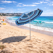 2.2M Outdoor Beach Umbrellas Sand - Blue