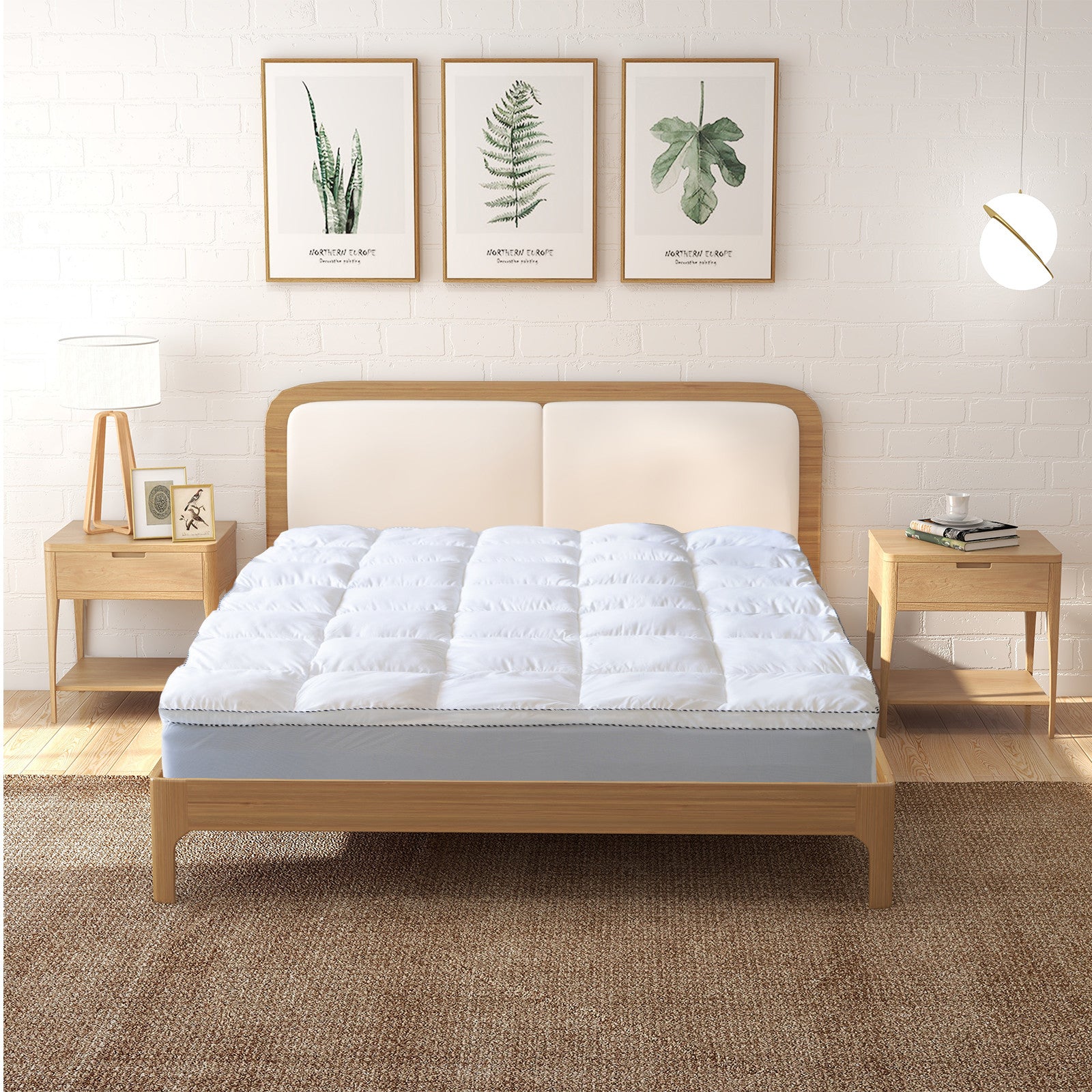 Royal Comfort Bamboo Topper - 5cm Gusset - King - 1000GSM-1951134810969870337