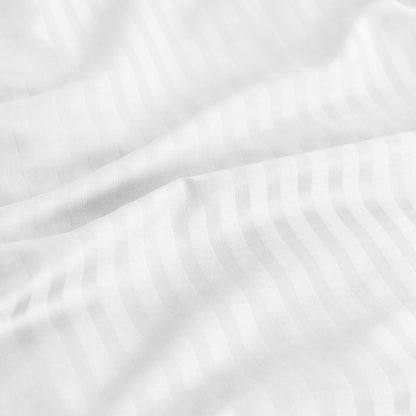 KENSINGTON 1200TC COTTON SHEET SET IN STRIPE-KING - WHITE-1951134850996113414