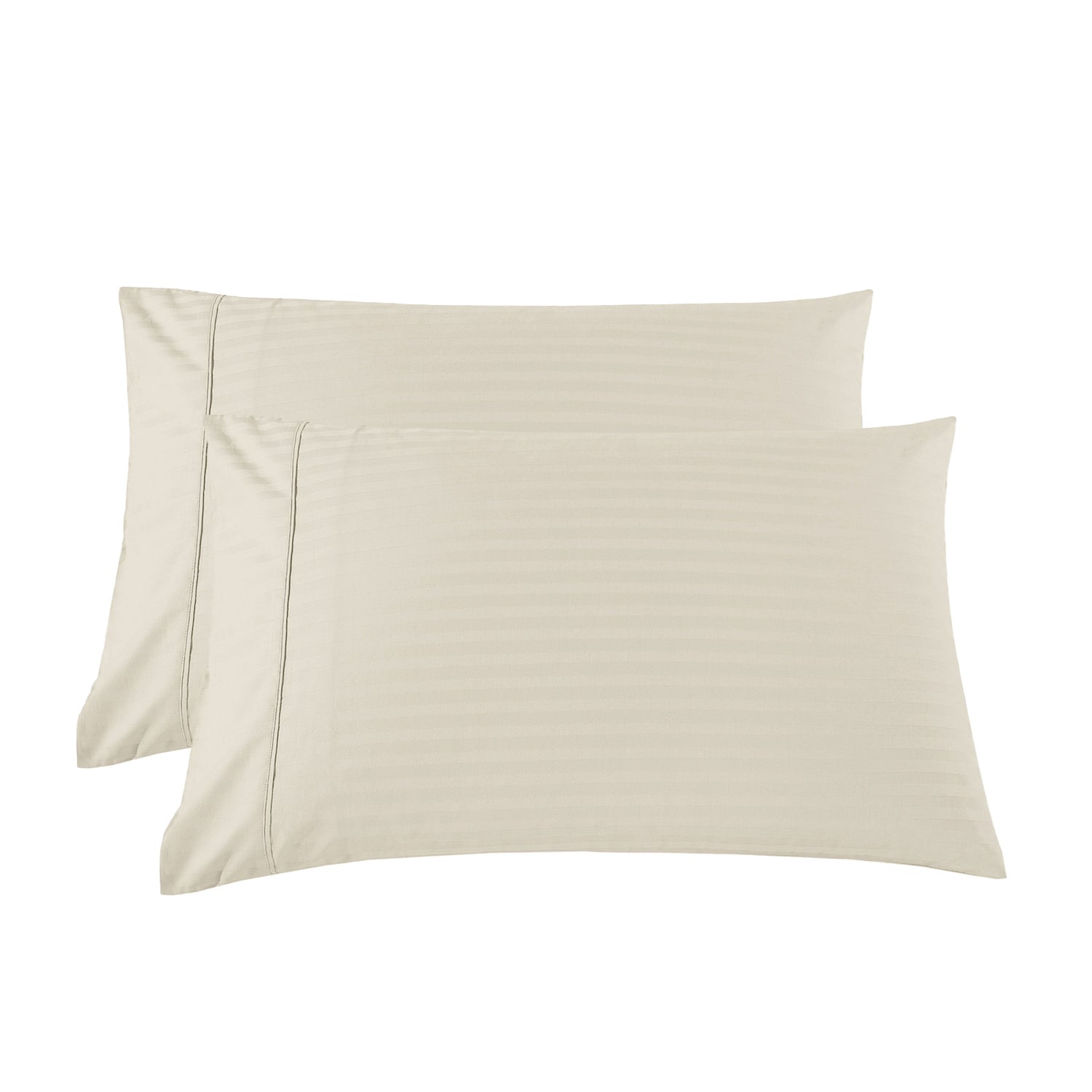 KENSINGTON 1200TC COTTON SHEET SET IN STRIPE-KING - SAND-1951134851184857093