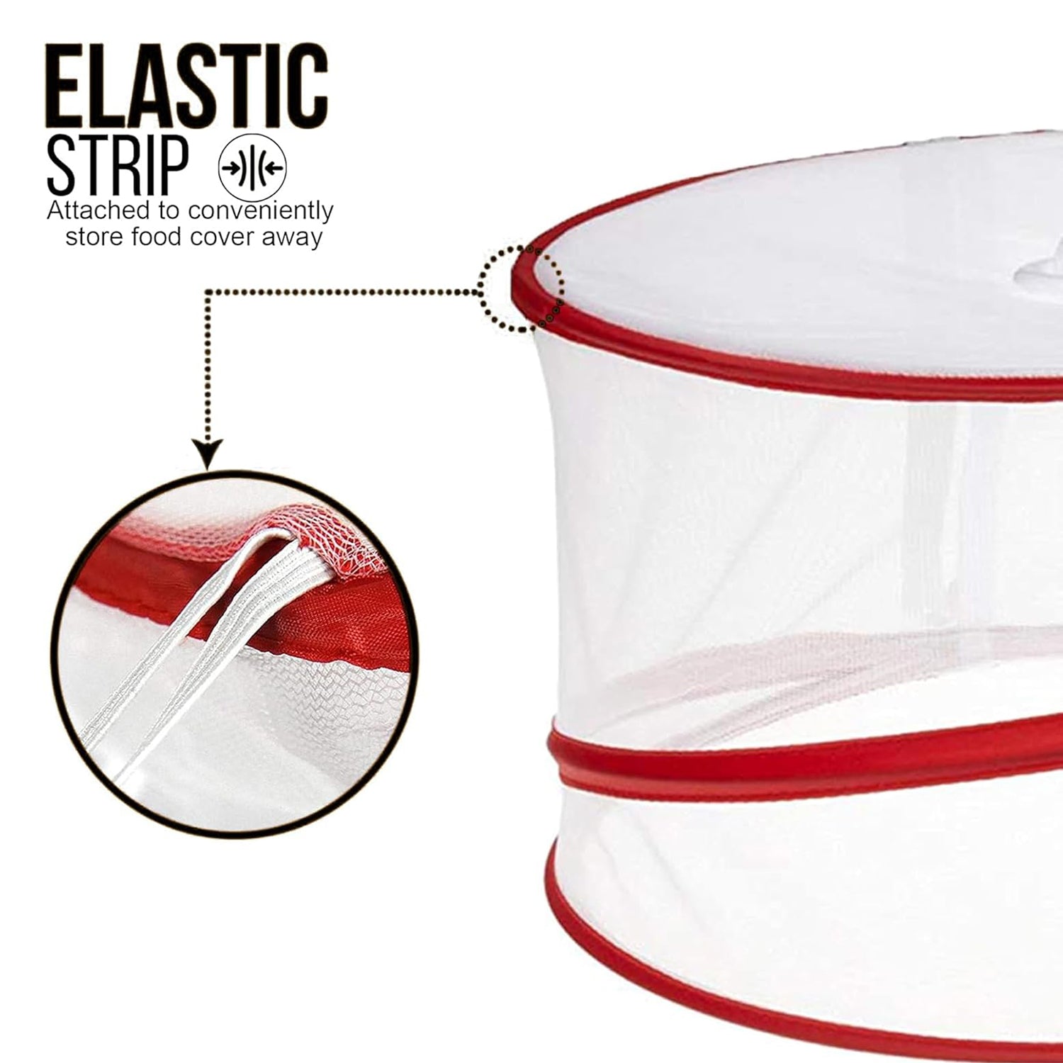 3 Pcs Pop Up Food Covers Mesh Fly Protection Picnic Cover - 03