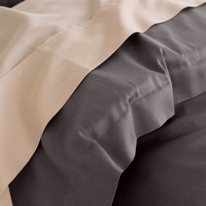 Royal Comfort - Balmain 1000TC Bamboo cotton Quilt Cover Sets (King) - Pewter-1951134824207093765