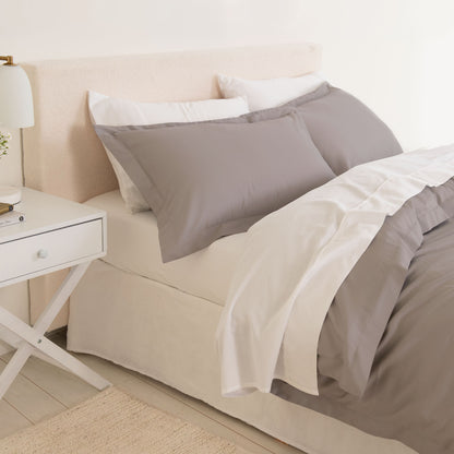 Royal Comfort - Balmain 1000TC Bamboo cotton Quilt Cover Sets (King) - Dove-1951134824400031745