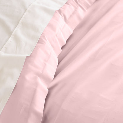Royal Comfort - Balmain 1000TC Bamboo cotton Quilt Cover Sets (King) - Blush-1951134824811073541