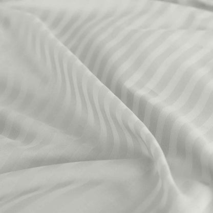 Royal Comfort 1200 Thread count Damask Stripe Cotton Blend sheet sets Queen Silver-1951134866833805316