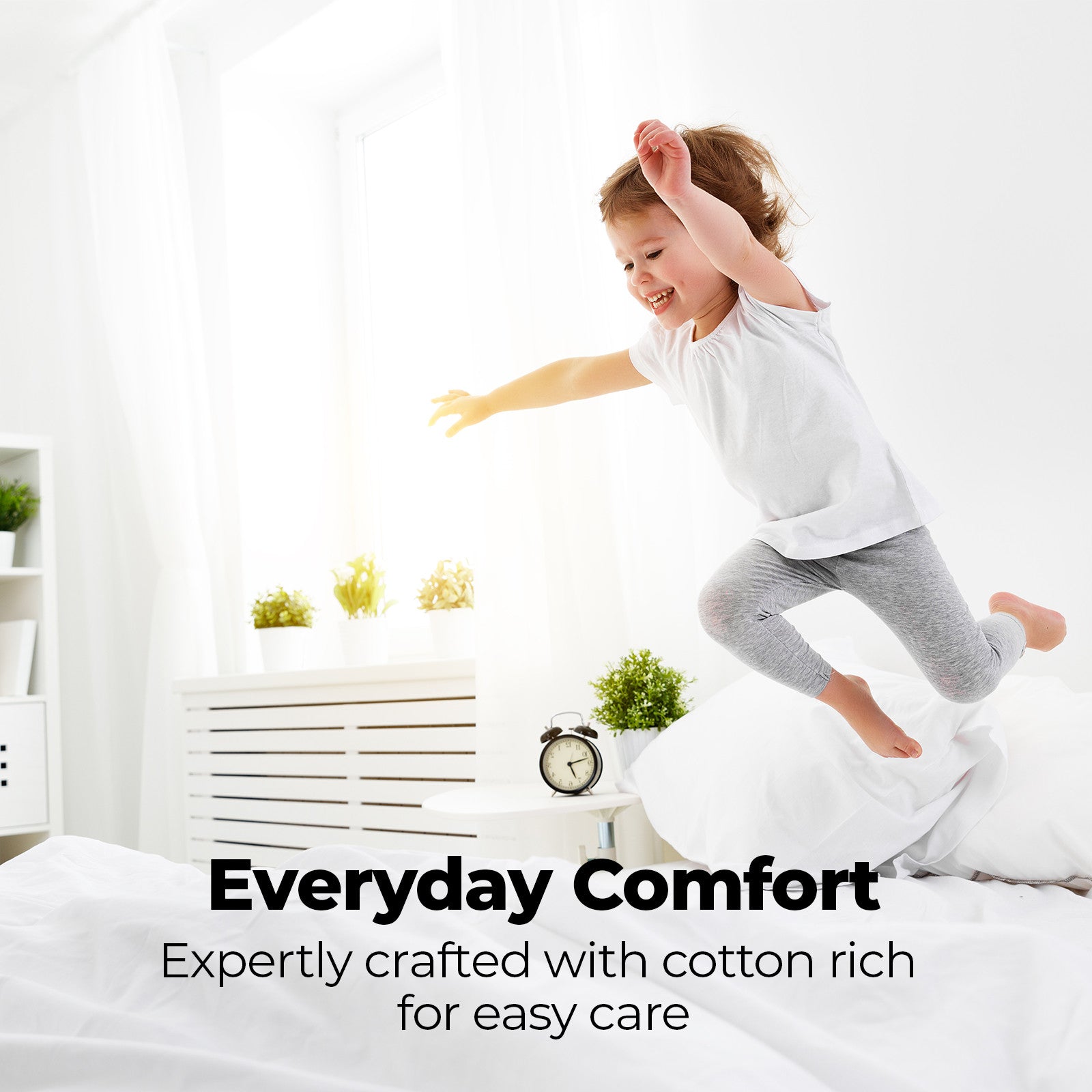 Royal Comfort 1500TC Cotton Rich Fitted sheet 3 PC Set Double-Dusk Grey-1951134869392330758