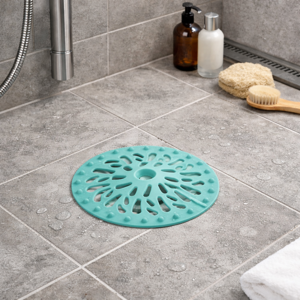 2 Pcs Drain Cover, Shower, Sink - Teal