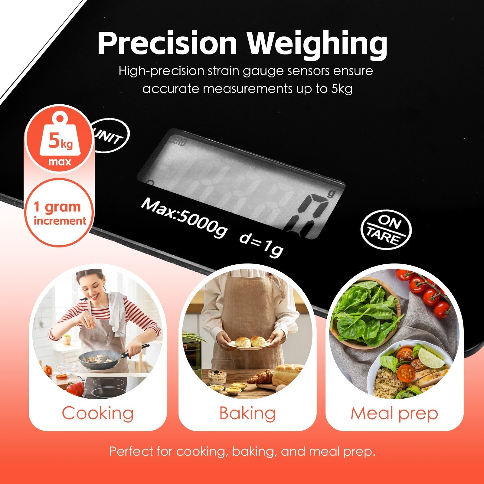 5 Kg Digital Glass Kitchen Scale - 04