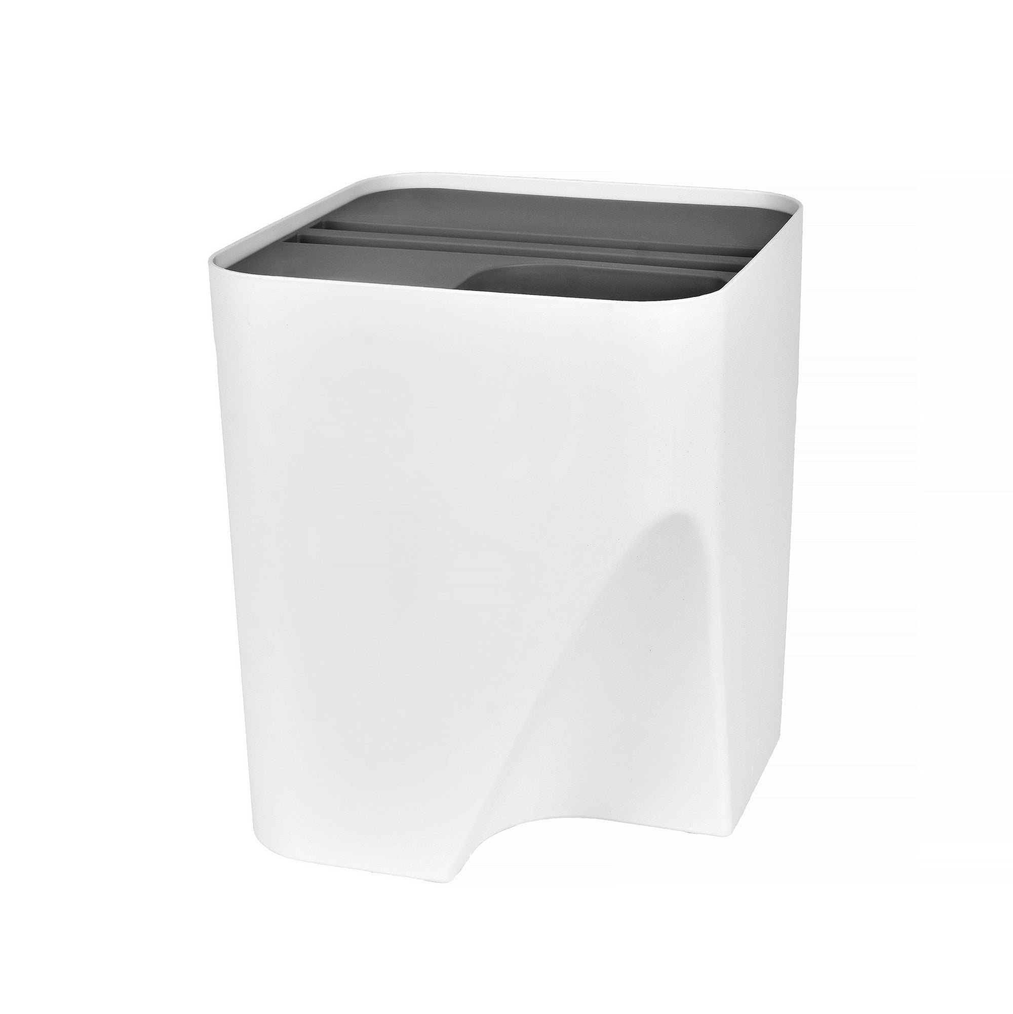 18L Stackable Plastic Kitchen Trash Bin Household Classification Storage Box - 01