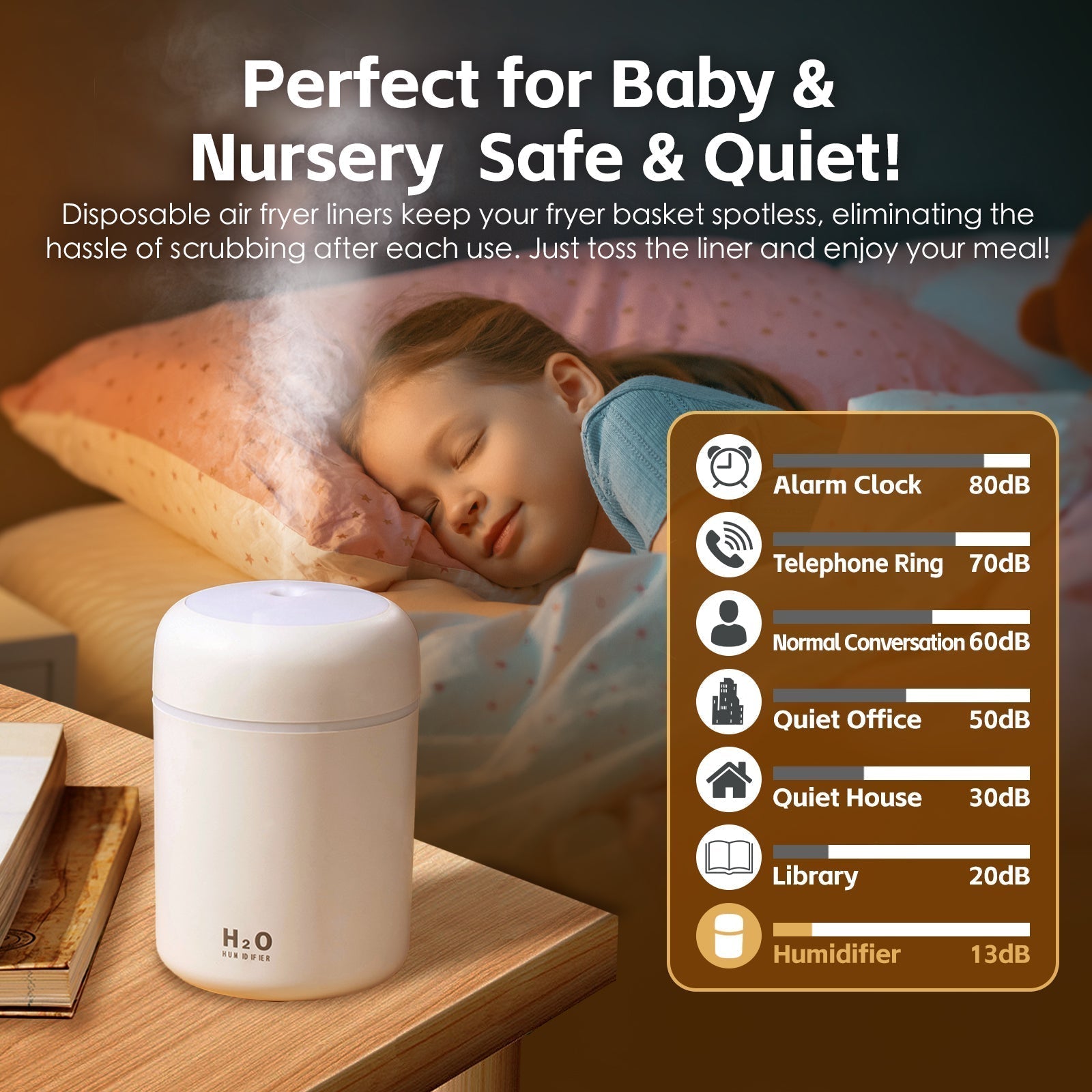Livingtoday Mini Led Ultrasonic Humidifier 300Ml - 02