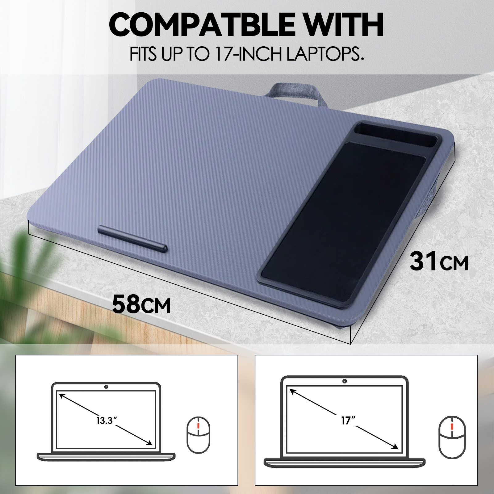 Multipurpose Lap Desk Laptop Tray Study Station - 09