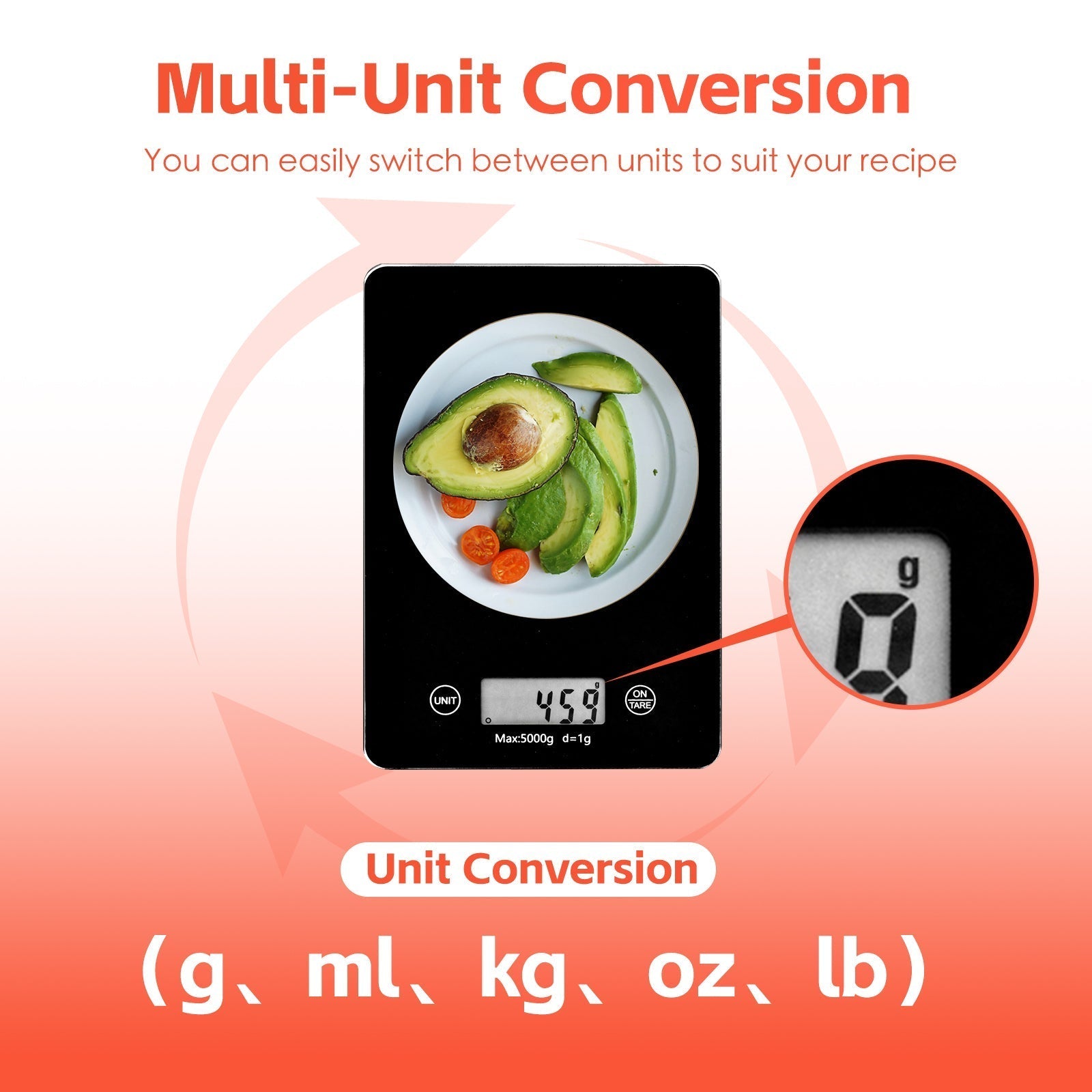 5 Kg Digital Glass Kitchen Scale - 05