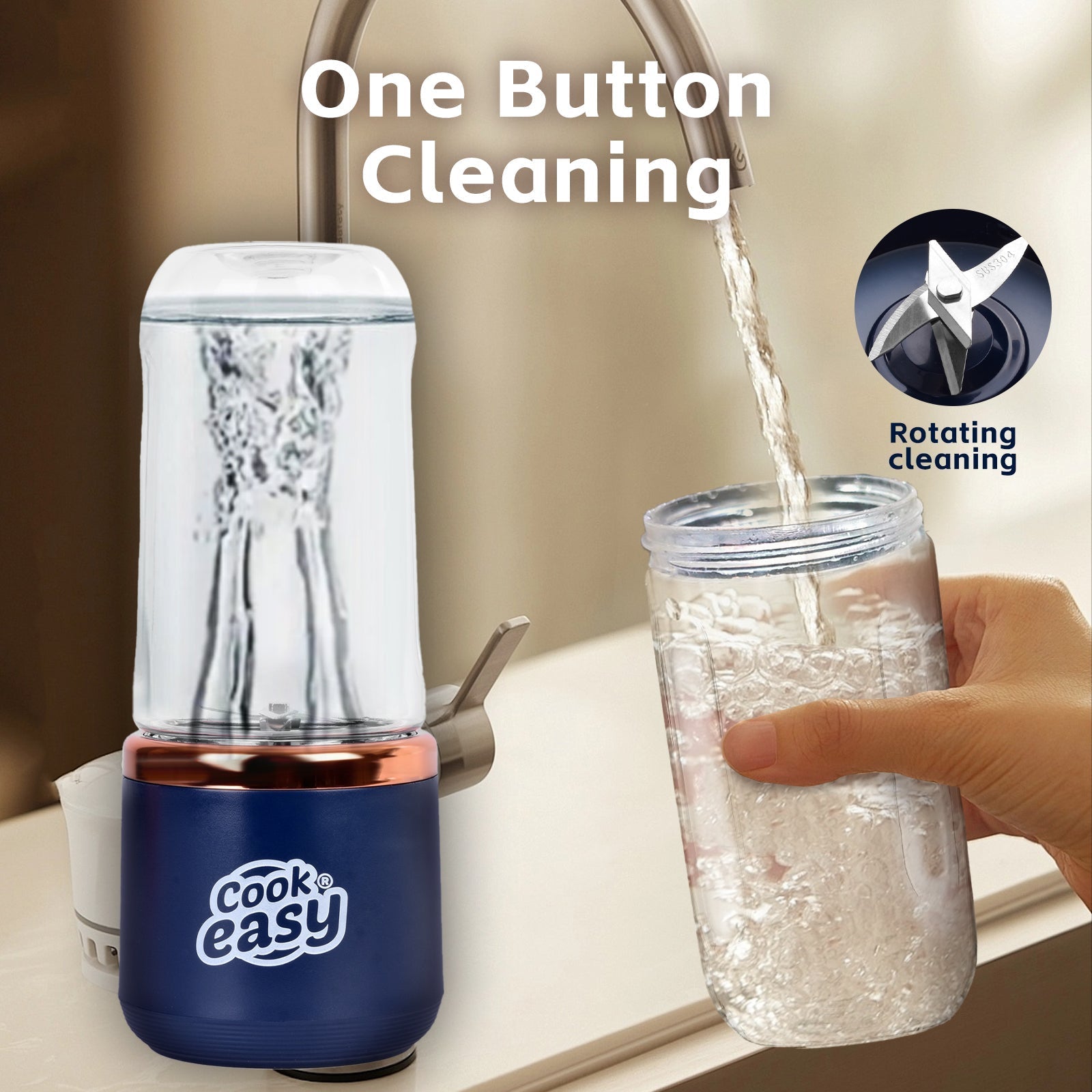 400Ml Usb C Rechargeable Portable Juicer With Travel Lid Personal Blender For Smoothies Shakes - 03