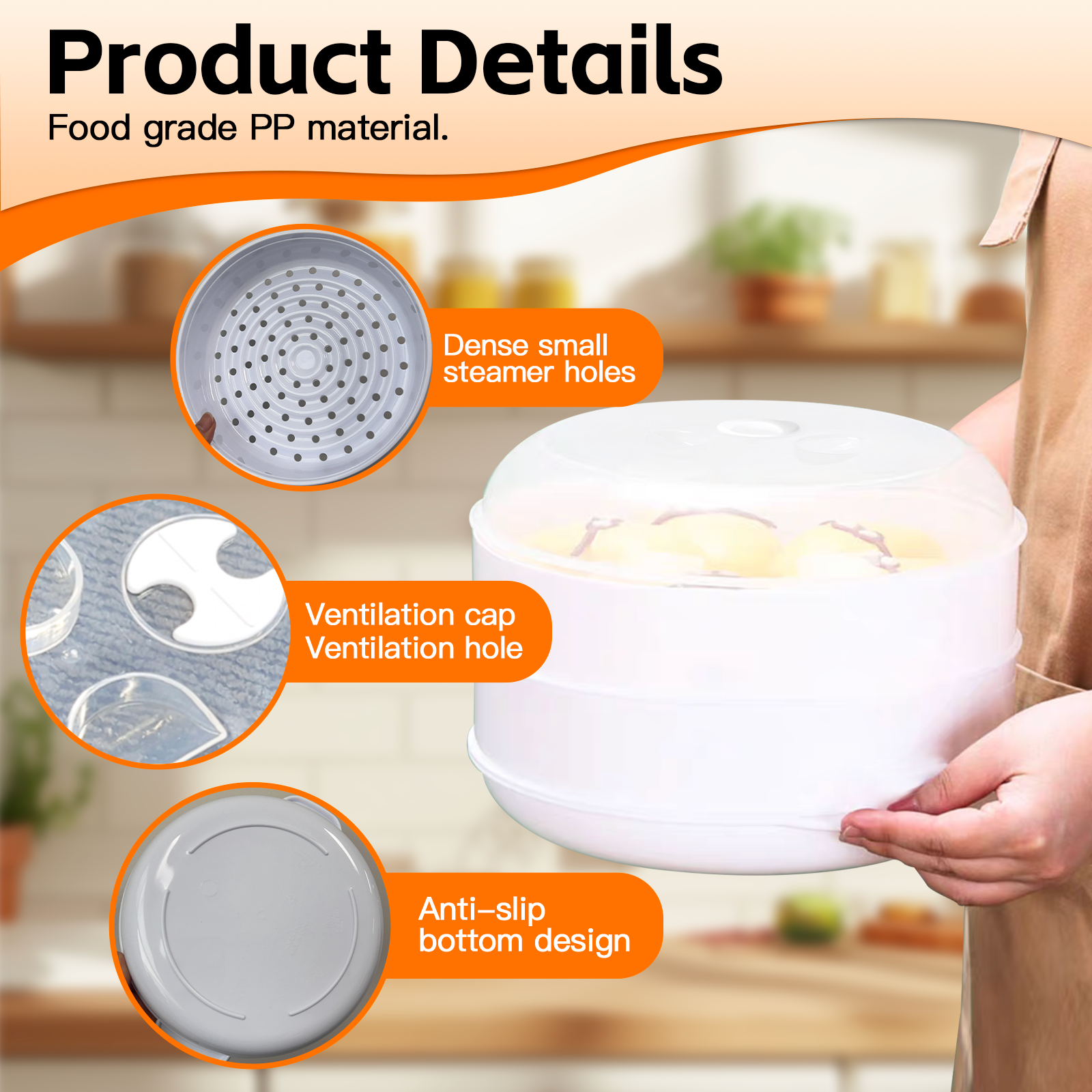 2 Tier Microwave Steamer - 03