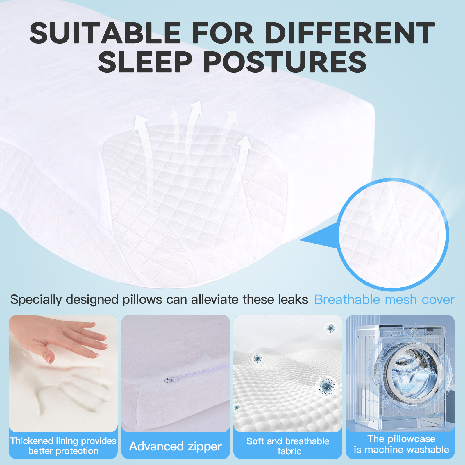 Cpap Contour Sleep Therapy Memory Foam Pillow - 06