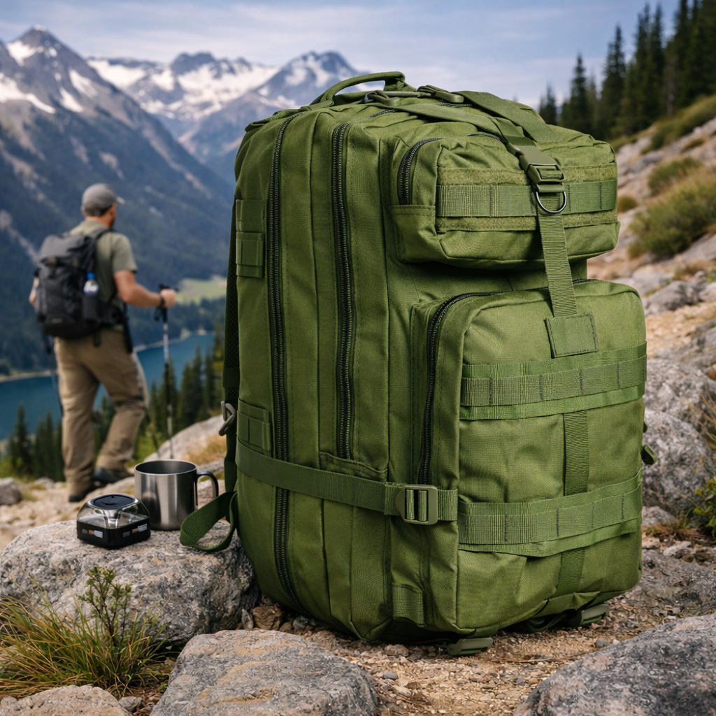 40L Military Tactical Backpack Army green