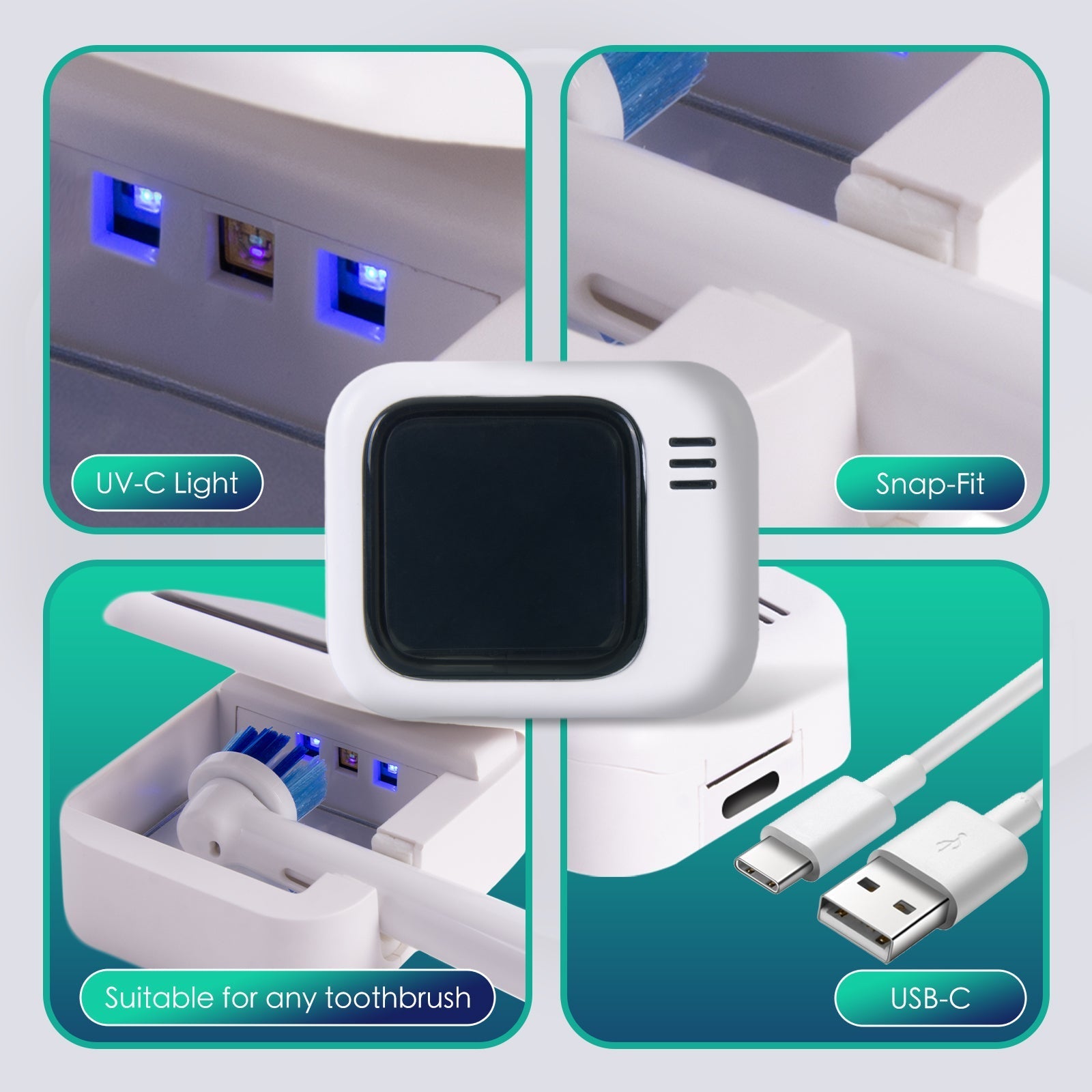 Remology Rechargeable Uv Toothbrush Sterilizer - 05