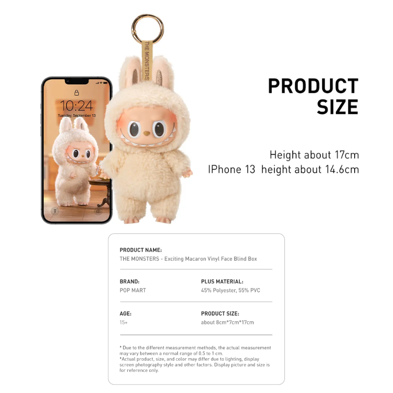 THE MONSTERS EXCITING MACARON - Vinyl Face Blind Box