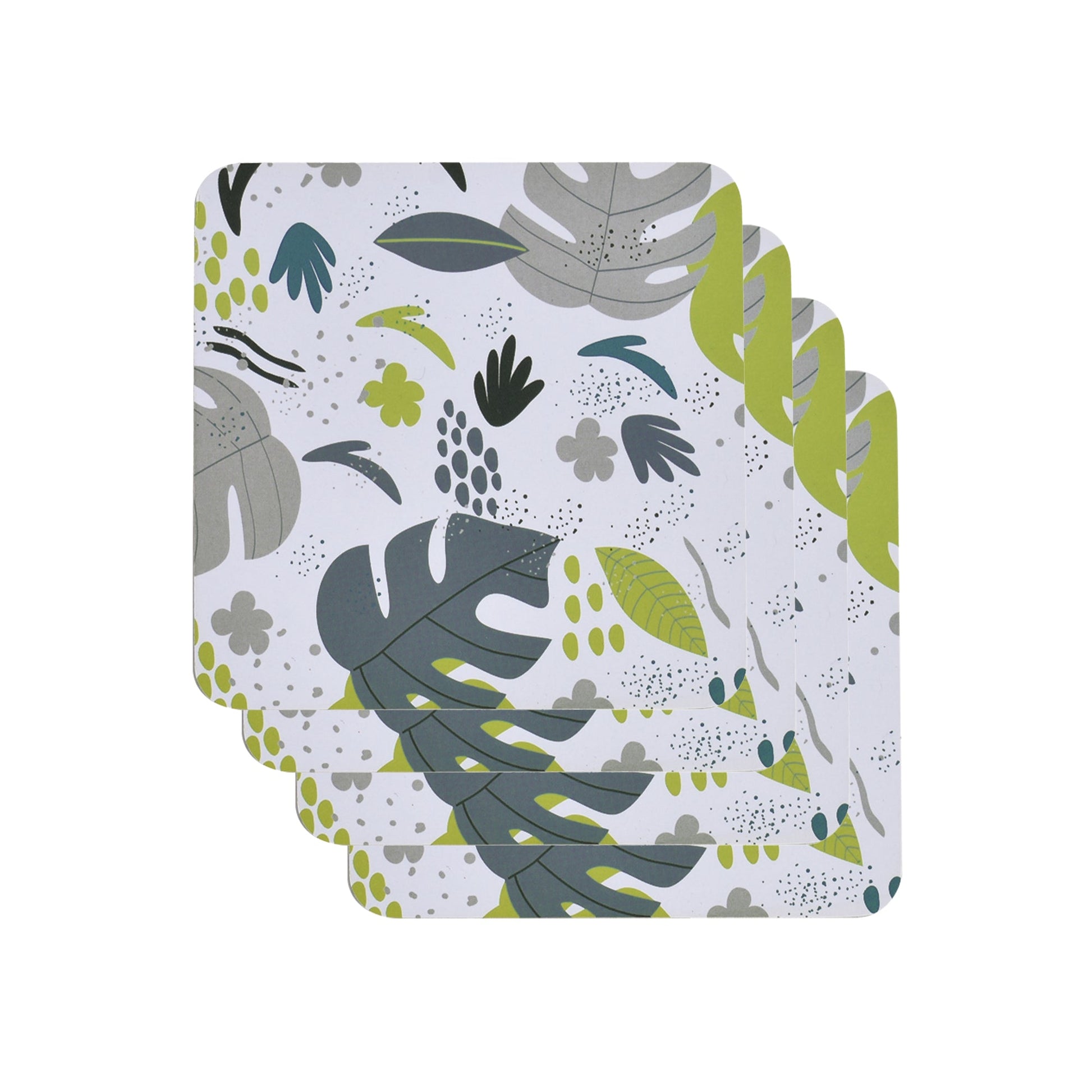 4 Pcs Clevinger Mdf Coasters Monstera - 01