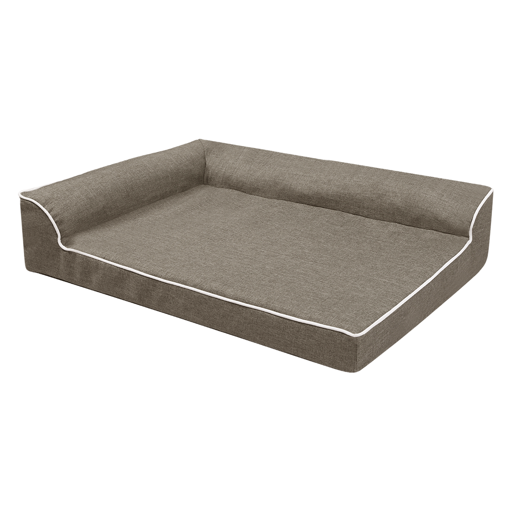 Pawz Orthopedic Dog Bed XXL Coffee-2006732881451421704