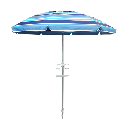 Mountview 2M Outdoor Beach Umbrellas Sand Blue-1954802439110660104
