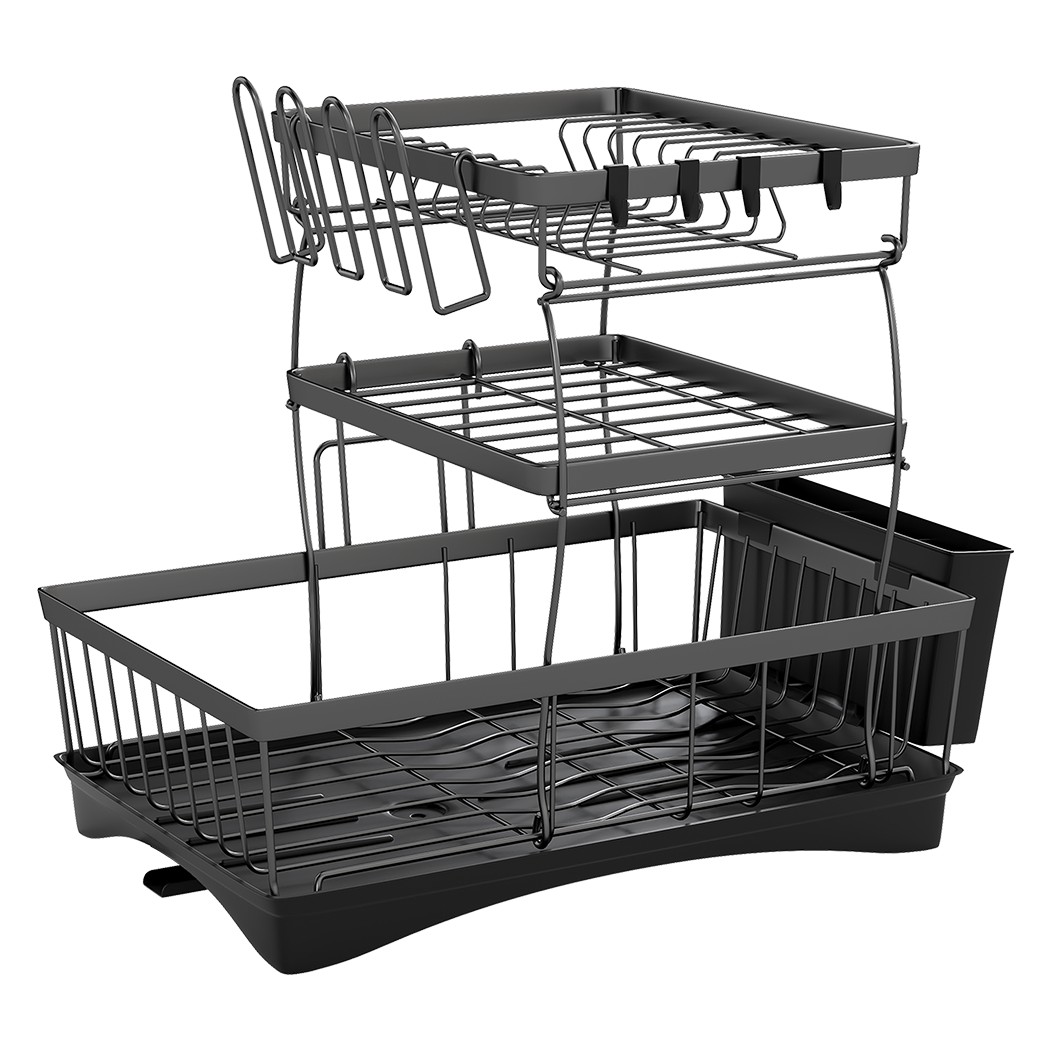 Toque Dish Drying Rack Plate Drainer Cup Holder-2006732713196916744